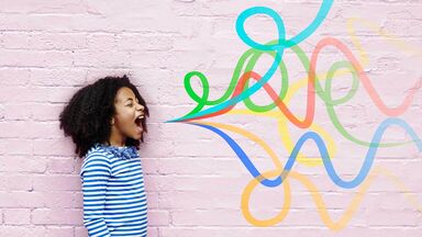 ways to describe a voice with girl shouting