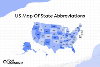US map of state abbreviations
