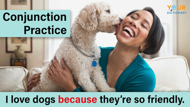 conjunction practice example sentence